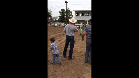 Surprise Ryan Four Year Old Calf Roping At Youth Rodeo Youtube