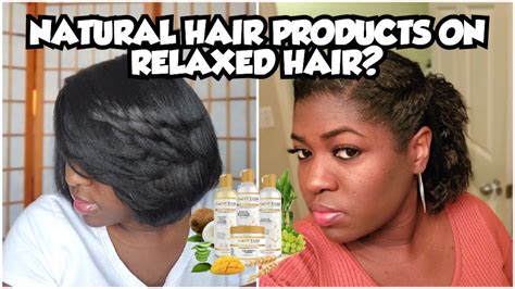 Can Natural Hair Products Be Used On Relaxed Hair Ft Dollar Curl Club Hair Products Youtube