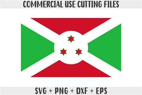 Burundi Flag SVG Original Colors Graphic by Zoomksvg · Creative Fabrica