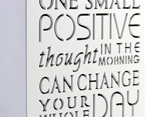 Kauza Positive Thought Office Decor Inspirational Wall Art Plaques With