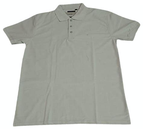 Plain Men Grey Polyester Polo T Shirts Medium At Rs Piece In Surat