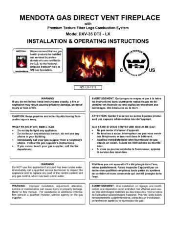 NATURAL TO LP GAS CONVERSION INSTRUCTIONS Mendota DXV 60 Manualzz