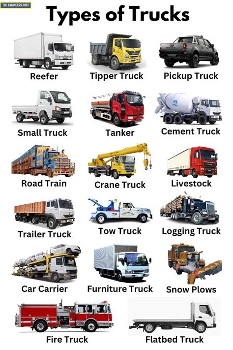 Different Types Of Trucks A Comprehensive Guide