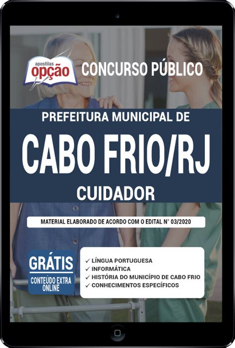 Apostila Prefeitura De Cabo Frio Rj Em Pdf Cuidador Concursos