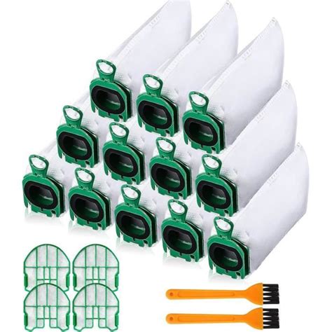 12 Sacs D Aspirateur Pour Vorwerk Kobold Vb100 Vb 100 Fp100 Fp 100 Sac