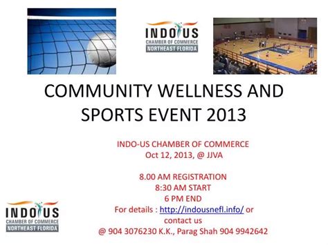 Ppt Community Wellness And Sports Event 2013 Powerpoint Presentation