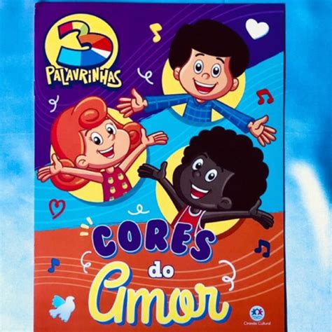 Livro 3 Palavrinhas Cores Do Amor Para Colorir Shopee Brasil