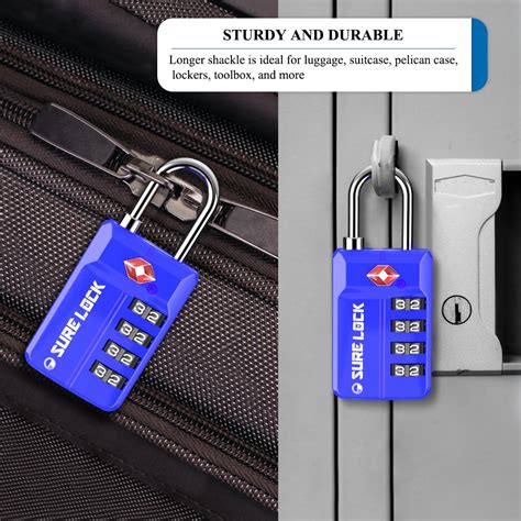 Snapklik TSA Approved Travel Luggage Locks Open Alert