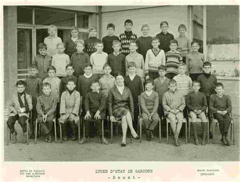 Photo De Classe 6a1 De 1966 Lycée Albert Châtelet Copains Davant