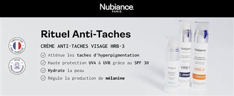 NUBIANCE Rituel Complet Crème Anti Taches Visage HRB 3 Soin de Jour