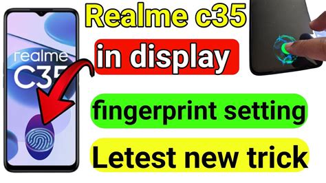 Realme C In Display Fingerprint Kaise Lagaye How To Set In Display