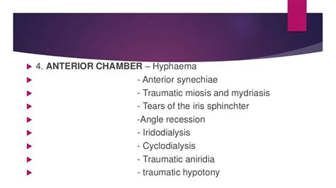 Ocular Trauma Classification Of Mechanical Injuries Clinical Featu