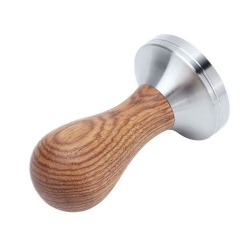 HURRISE Tasseur de café Tamper à café Solide 53 Mm de Poche Huanghuali