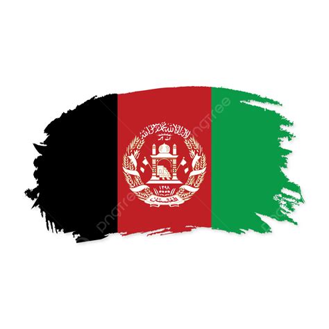 Afghanistan Flag With Vector Style Afghanistan Afghanistan Flag