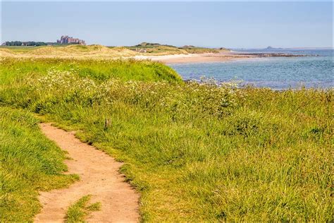 Bamburgh Castle Walk Seahouses Walk Northumberland Walks