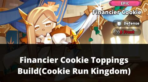 Financier Cookie Toppings Build [january 2025] Mrguider