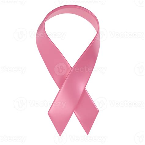 3d Icon Pink Ribbon In The Breast Cancer Awareness Month Medical Illustration Symbol 29952029 Png