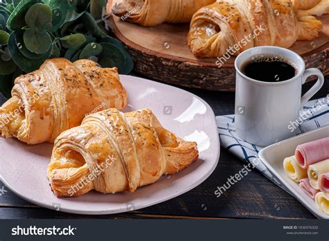 Ham Cheese Stuffed Croissant Stock Photo 1936976320 Shutterstock