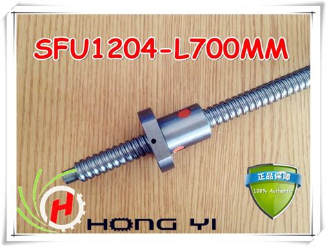 1pcs Ball Screw SFU1204 L700mm 1pcs Ballscrew Ballnut For CNC And BK