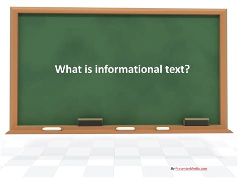 PPT What Is Informational Text PowerPoint Presentation Free