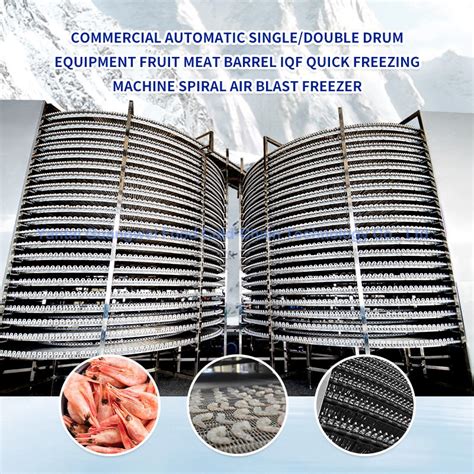 Sf1000 1000kg H Wholesale IQF Spiral Freeze Freezer Machine Price