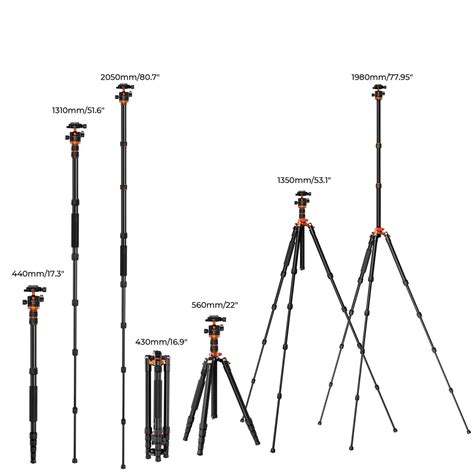 K F Concept Cm Camera Tripod Section Central Axis Travel