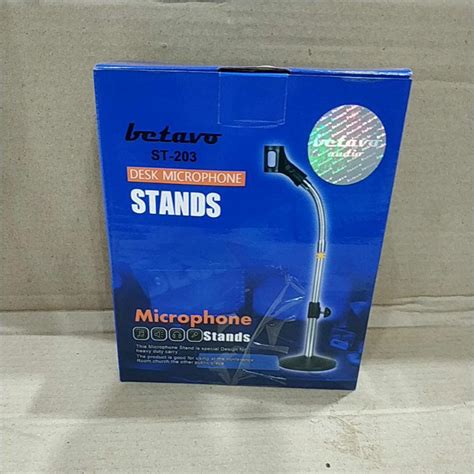 Jual Stand Mic Meja Podium Body Besi Betavo St Stand Microphone