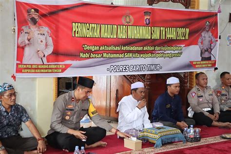 Polres Bartim Laksanakan Maulid Nabi Besar Muhammad Saw Maknanews