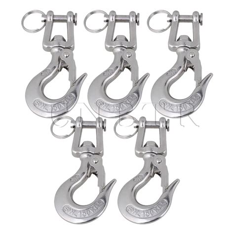 X Cnbtr Kg American Type Swivel Lifting Silver Tone Hook Rigging