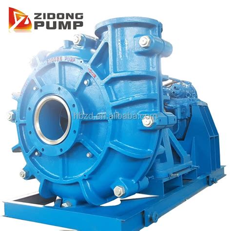 Heavy Duty Centrifugal Horizontal Single Stage Rubber Liner Slurry Pump