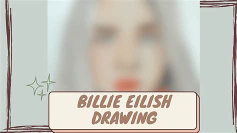 Billie Eilish Drawing Colored Pencil Drawing Time Lapse YouTube