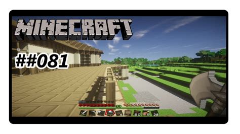 Let S Play Together Minecraft 081 Deutsch HD Dach Fertig YouTube