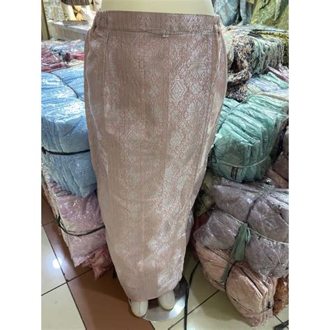 Jual Rok Span Songket Semi Palembang Rok Jadi Bawahan Kebaya Eka