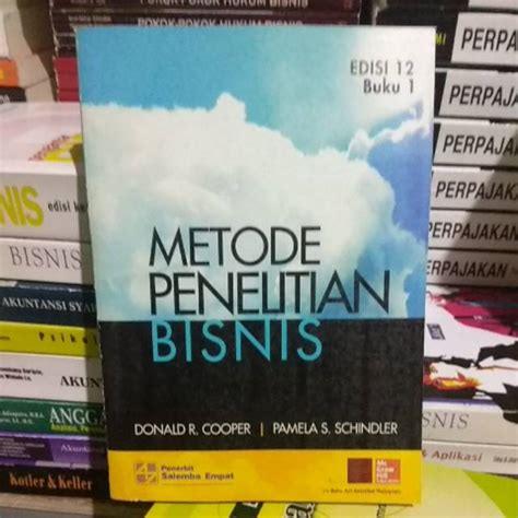 Jual Metode Penelitian Bisnis Edisi Buku Cooper Schindler Shopee