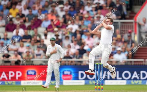 South Africas Anrich Nortje Bowls During Editorial Stock Photo Stock