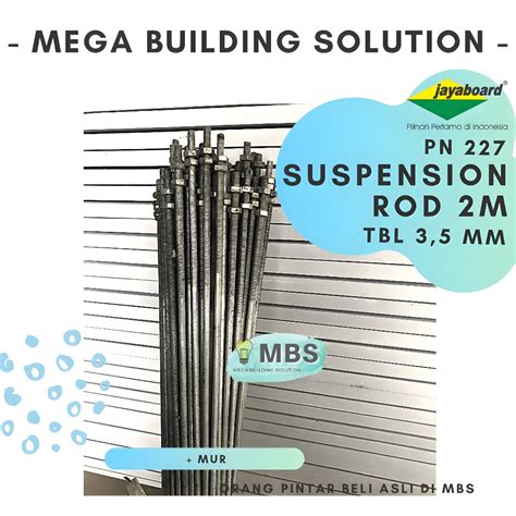 Jual Suspension Rod M M Pn Rod Drat Rangka Plafon Jayaboard