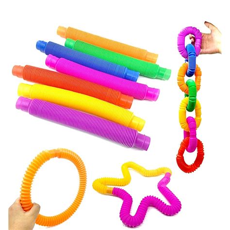 Tubo Sensorial Pop Tube Fidget Toy Brinquedo Antistress De