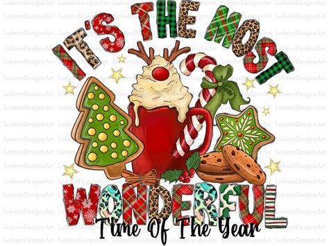 Its The Most Wonderful Time Of The Year Png Merry Etsy