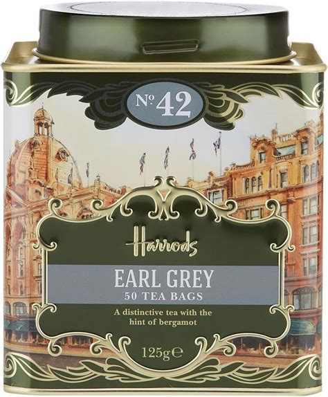 Amazon Harrodsハロッズ No42 アールグレイ ティーバッグ 50包 英国 紅茶 Earl Grey No42