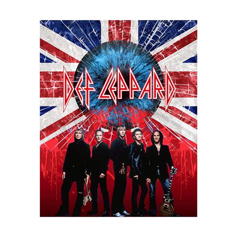 Def Leppard Band Logo Poster Print 8 X 10 Classic Wall Etsy