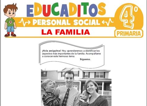 Ejercicios De La Familia Para Cuarto De Primaria Educaditos 37701 The