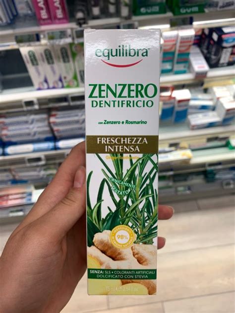 Equilibra Dentifricio Con Zenzero E Rosmarino Ml Inci Beauty