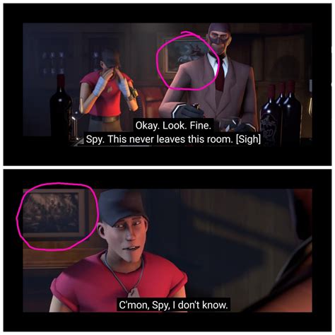 Spy Has Edited Paintings In His Smoking Room Where All The Characters