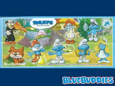 Smurf Kinder Surprise The Smurfs Lost Village Smurfs In The City