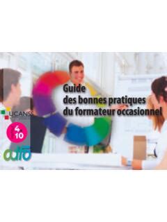 Guide Des Bonnes Pratiques Du Formateur Occasionnel Guide Des Bonnes