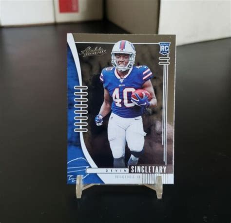 Panini Absolute Devin Singletary Rookie Card Buffalo Bills Rc