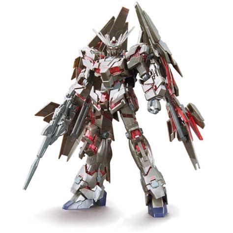 P-Bandai HG RX-0 Unicorn Gundam 03 Phenex type RC (Unicorn Mode) Silver ...