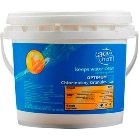 Aqua Chem Aq 22 5lb Chlor Granules 1328 In The Granular Pool Chlorine Department At