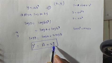 Fitting Of A Non Linear Curve Y Abx Fitting Power Function Yabx