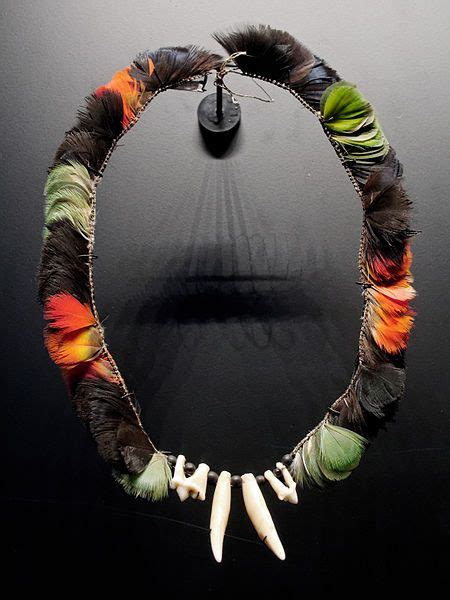 Brazil Necklace Of The Urubu Ka Apor People With Mealy Amazon Alagoas Curassow And Scarlet